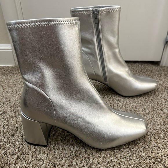Target Silver Booties - Picture 3 of 4